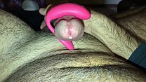 A little precum play and great we-vibe orgasm