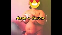 Big boobs Bengali wife Naughty Olivia cleaning CUM from her body