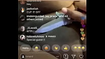 Lovely Peaches Plays With Knife In Pussy on Live