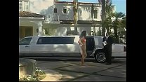 Troia sexy con belle tette Tera Patrick viene scopata nel retro di una limousine