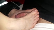 Cazzo e piedi sexy
