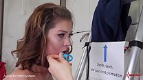 Cruel painal and ass to mouth for hot PAWG Leah Winters while quarantined with demented Dr. Mercies