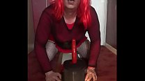 bisexual crossdresser mark wright is willing to take a deepthroat cumshot even if it means c. on it to get his ass fucked by real cock