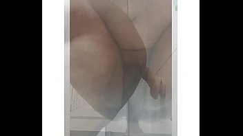 22cm dildo .. fat man masturbates in the absence of a man