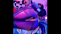 Widowmaker foda anal com brinquedos cosplay Overwatch AliceBong