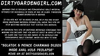 Solatok и Prince Charming экстремальными дилдо заставили Dirtygardengirl пролапс анальной дырки