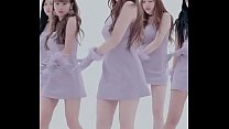 Public account [喵泡] South Korean girl group Nancy close-up version tight skirt hot dance MV