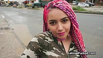 Latina unique baisée lors de son premier casting