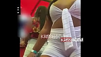 Kriss Hotwife Well Exhibiting At The Bar With Sheer Clothes