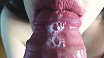EXTREMELY CLOSE UP BLOWJOB, LOUD ASMR SOUNDS, THROBBING ORAL CREAMPIE, CUM IN MOUTH ON THE FACE, BEST BLOWJOB EVER 9 min