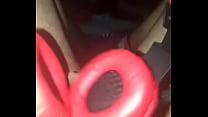 Red g headset and my dick