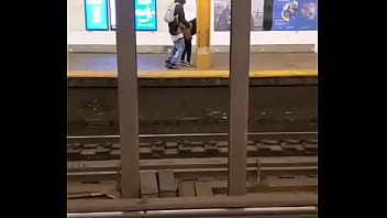 fuck at metro station