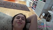 Amateur girl next door sucking on cock :) filmed POV - Kortney Rae