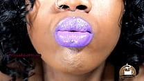 Cumming to My Purple Lips JOI Lipstick Fetish Full Lips Mouth Worship Femdom POV - Lady Latte