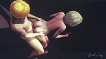 Yaoi Femboy Otsuke - POV suck a big dick and bareback - Sissy Manga anime Japanese gay porn