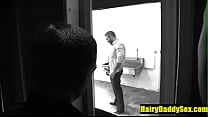 Jacking off with 2 horny cops- Hairy Sex.com