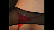 22 year old babe gives me her ass in lingerie