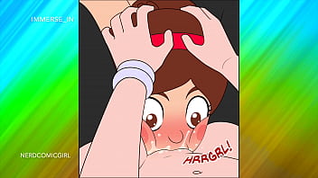 Gravity Falls Parody Cartoon Porn (Parte 3): Anal, Lambendo Buceta, Chupando Creampie, Sexo vaginal com Duas Garotas