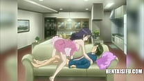 MILF arrapata beccata a masturbarsi e seduce il nipotino - Hentai con sottotitoli in inglese