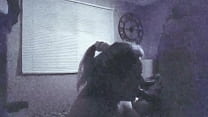 The nanny cam caught her giving me a blowjob!