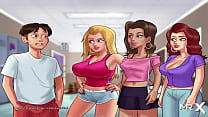 SummertimeSaga - They're Looking For Homework Checks, Tits Play E1 # 11