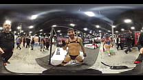 Eddy Danger doing a body tour for the ladies at Exxxotica NJ 2021 in 360 degree VR