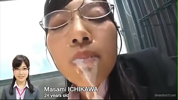 Deepthroat Masami Ichikawa lutscht Schwanz