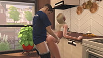 Fucking My Boyfriend's - (My Art Professor - Episode 4) - Sims 4 - 3D Hentai