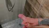 Pulsing DICK under the shower spray