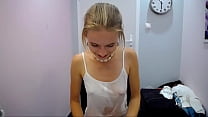 Show de webcam de Nicole Sagee en top blanco mojado (2019-08-16)