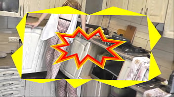Without panties and bra in high heeled stockings, sexy MILF Frina continues nude cooking in her erotic kitchen. Chanakhi is on menu today. In medical uniform. Striptease. Nudist. Naturist. Naked at home. Pussy, ass, big natural tits Milf