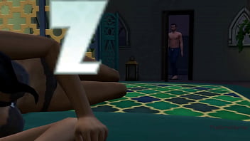 Sims 4, real voice, Indian stepdad fucks his indian step daughter while she sleeps