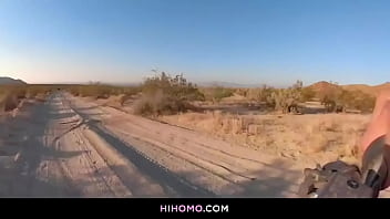 Handsome gay men fucking in the middle of the desert - Dante Colle and Chris Damned