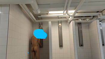 Caught masturbating in the showers