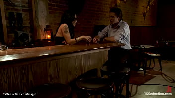 Business man fucked by TS bartender