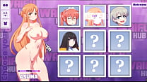 Waifu Hub [jogo de paródia Hentai PornPlay ] Ep.5 Asuna Porn Couch casting - ela adora trair o namorado enquanto faz sexo anal