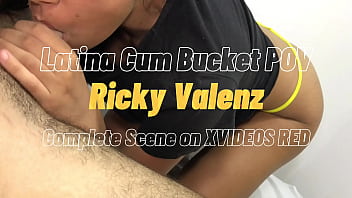 Латинское ведро со спермой наполнили сливками в видео от первого лица - Большая задница и узкая киска - Ricky Valenz