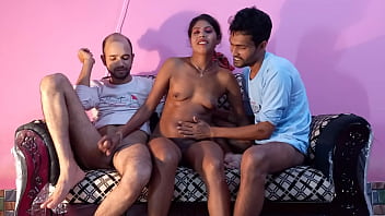 Amateur Girlfriend his two boyfriend's with first time hardcore fuck Threesome Bengali porn ,  Hanif pk and  Sumona and Manik