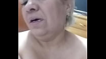 Old woman gets horny
