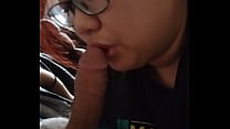 I love when she swallows my dick