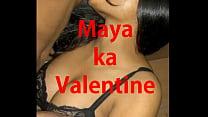 Maya ka día de san valentín sexo con novio. Hindi historia de sexo de engañar a la esposa india. Escena de chorro de sexo duro