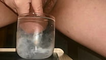 Sperma in acqua (bicchiere)