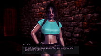 Lara Croft wagt sich an einen Schwanz (Tomb Raider)