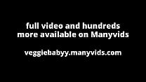 futa giantess size comparison, worship, and masturbation - full video on Veggiebabyy Manyvids