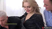 Two guys fisting then dp fucking petite blonde russian