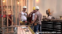 Construction Cock's HARD At Work Compilation - RagingStallion