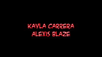 Kayla Carrera schult Alexis Blaze darin, Schwänze zu nehmen