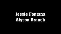 Alyssa Branch fickt einen dicken Schwanz, während Jessie Fontana zusieht