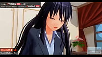 Hentai anime japonês sem censura, punheta e boquete, fones de ouvido ASMR recomendados