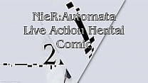 Cómic hentai de acción en vivo: 2B9S (NieR:Automata)